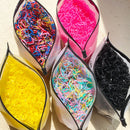 Maria-Chiquinha elástica para Meninas, Laços de cabelo coloridos, rabo de cavalo, Acessórios para o cabelo, miúdo, 450pcs