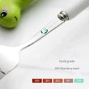 Conjunto de Talheres Dinossauro Divertido: Colher e Garfo de Cerâmica para Crianças!