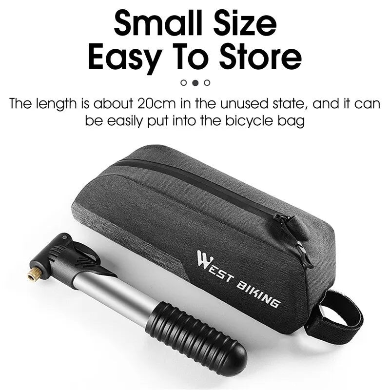 Mini bomba de ciclismo  portátil, bomba de ar, bola, pneus, acessórios de bicicleta