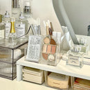 Organizador de maquiagem transparente acrílico, suporte para acessórios de maquiagem, banheiro