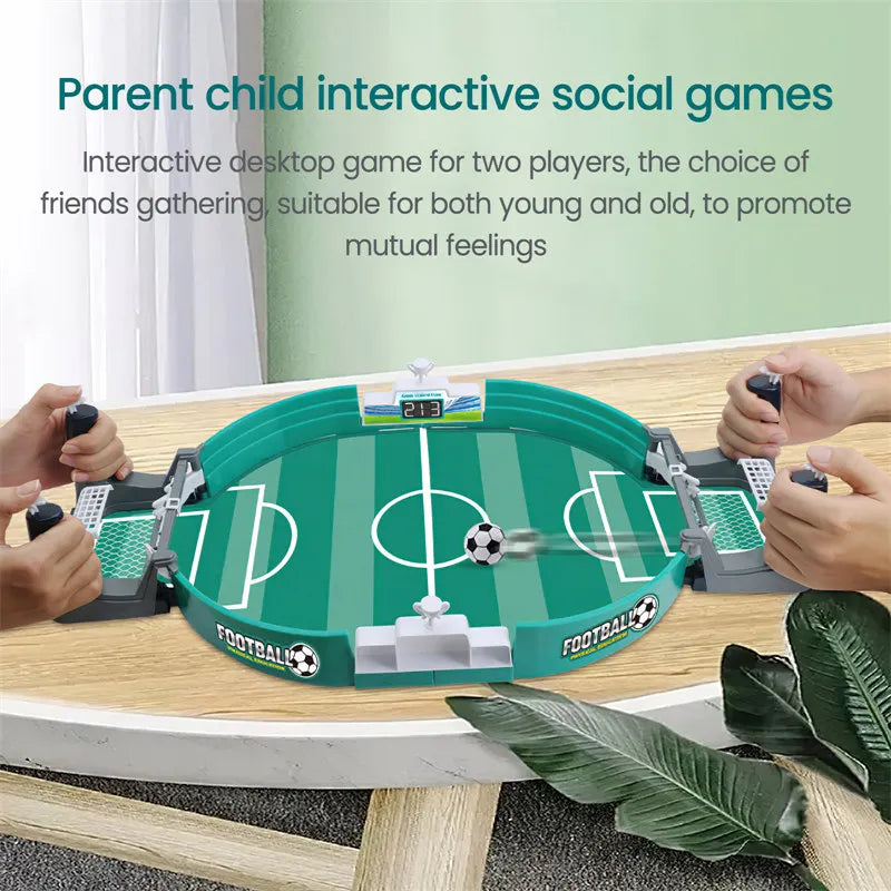 Jogo de tabuleiro de futebol de mesa para festa familiar, bola de jogo de mesa, brinquedos portáteis de futebol, brinquedo esporte ao ar livre, presente para crianças