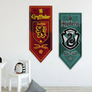 Bandeira temática Harry Potter, filme de Hogwarts, decoração de festa interior, brinquedos infantis presentes, Sonserina, Grifinória, Lufa-Lufa, Corvinal