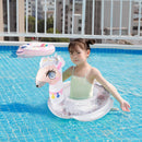Assento de girafa para bebês, ótimo para piscina, boia inflável, suporte para aprendizado