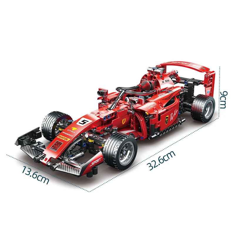 ToylinX F1 RC Carros de Corrida Conjuntos de Construção MOC Blocos de Construção de Carros de Controle Remoto Legal Modelo Colecionável Kits de Carros Brinquedos de Construção