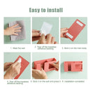 Organizador de controle remoto e telefone móvel, Suporte de parede, com espaço para carregador de celular, 2 em 1