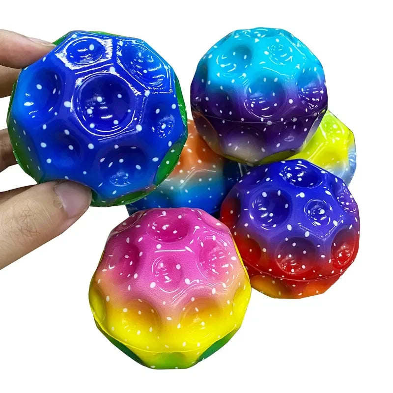 Bola de salto alto extremo espaço bola crianças brinquedos ao ar livre, brinquedos sensoriais para crianças