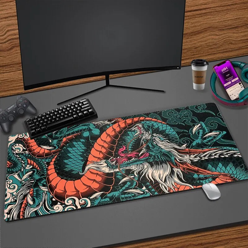 Dragão japonês - Mousepad XXG para  teclado e mouse, desktop, Anime