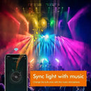 Lâmpada LED, Lâmpada E27, WiFi, Bluetooth, 2700-6500k, RGB, Aplicativo inteligente, Voz com Alexa, Google Home