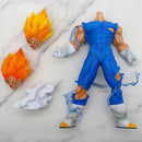 Anime Dragon Ball Z GK Vegeta Figura, Figurinha Majin Vegeta Auto-Destruída, Figuras de PVC, Brinquedos Modelo de Coleção, Presentes, 27cm