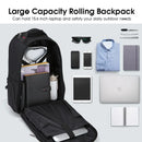 Mochila de Rodinhas OIWAS - Trolley Backpack Masculino e Feminino com Grande Capacidade