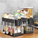 Prateleira Multifuncional para Banheiro ou Cozinha, Armários De Armazenamento, 2 andares