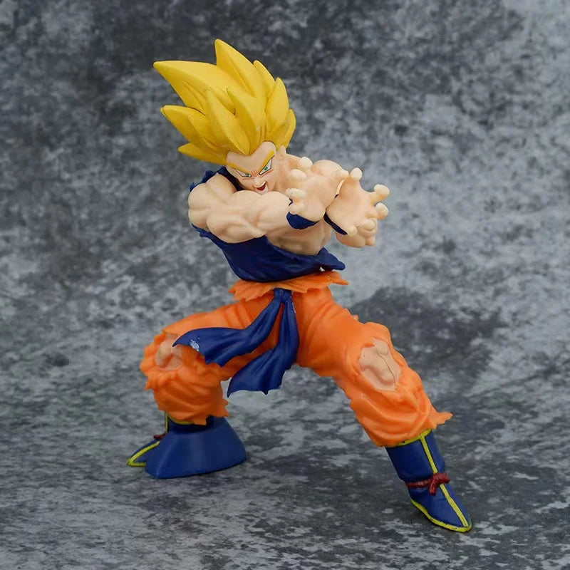 Dragon Ball Z Kamehameha Son Goku Figura Super Saiyan Kakarotto 16 CM Figuras de Ação PVC Modelo Bonecas Brinquedos para Crianças Presentes