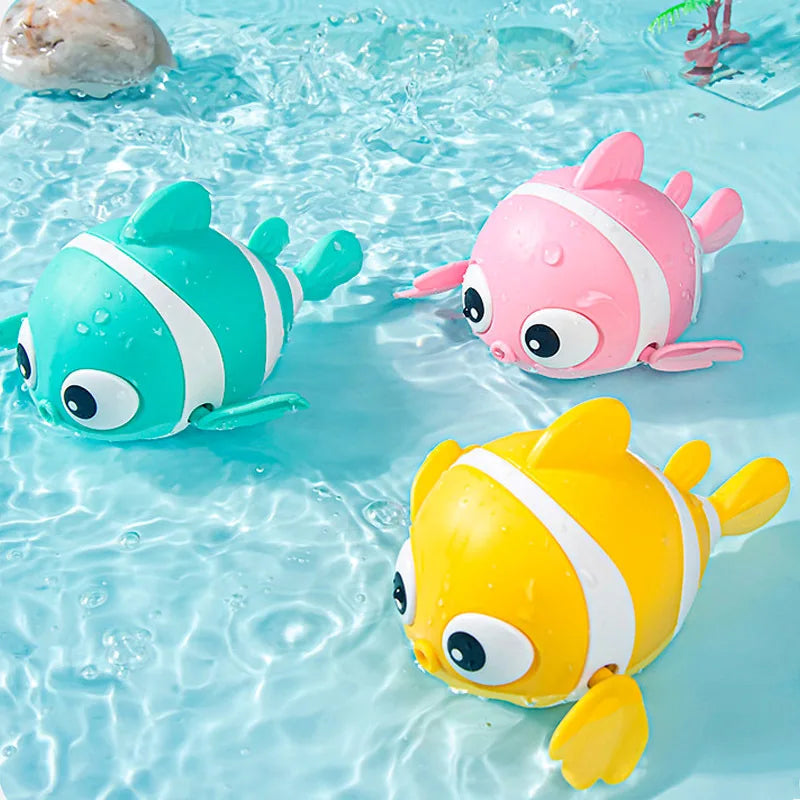 Brinquedos bonitos de banho de peixe para crianças e bebês, Natação, Animais, Brincadeira na Água