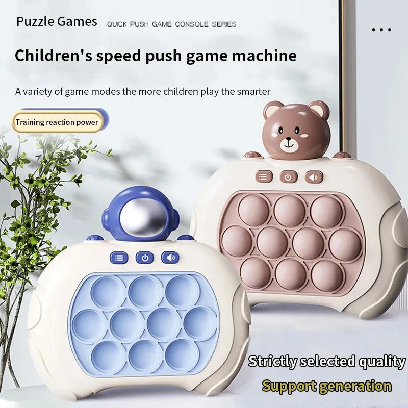 Brinquedo Pop It com Luz, Fidget Toy com Sistema de Níveis, Anti-stress, Eletrônico, Jogos de Apertar para Crianças, Para Relaxar, Presente Criativo