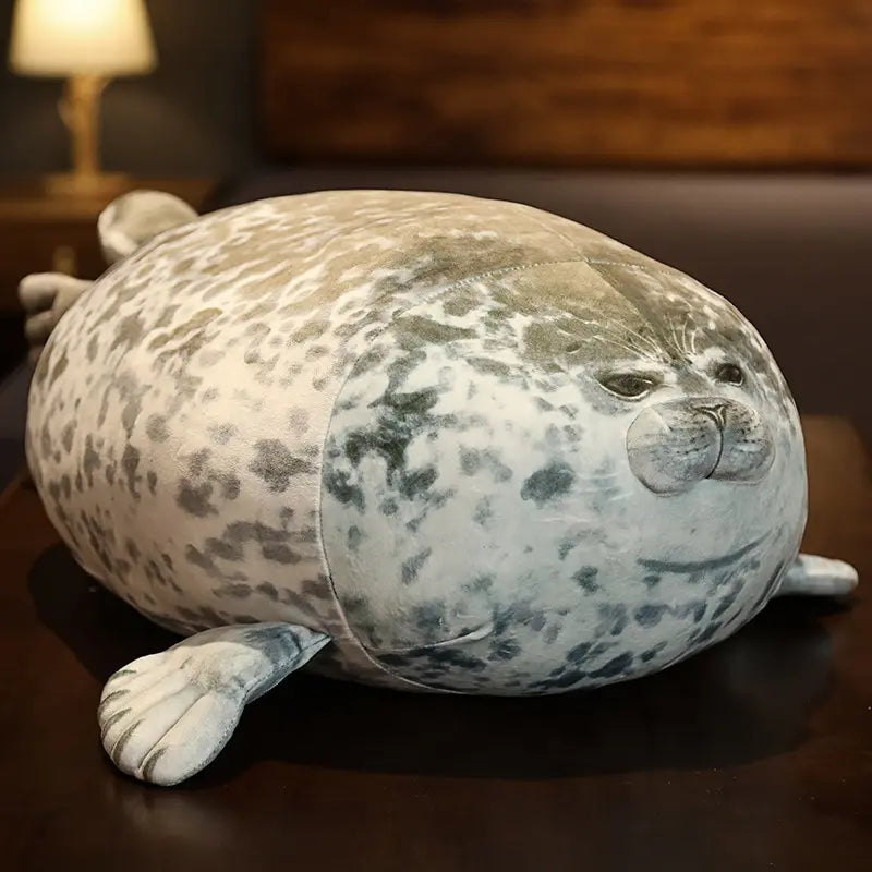 Almofada de Foca 20cm Kaiyukan – Pelúcia Macia e Popular do Aquário