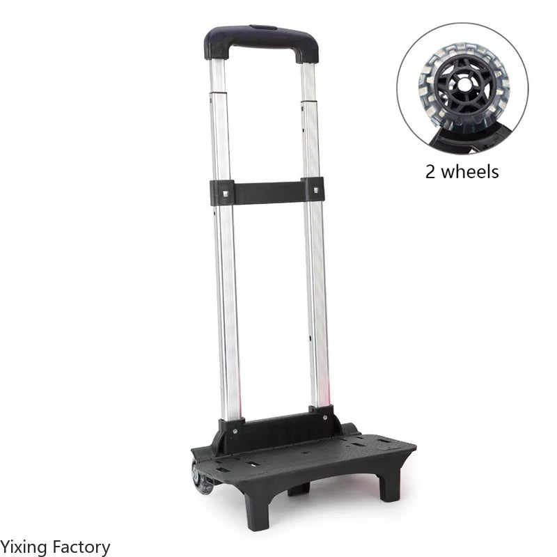 Estrutura de Rodinhas para Mochila Escolar Infantil com Alça Expandível