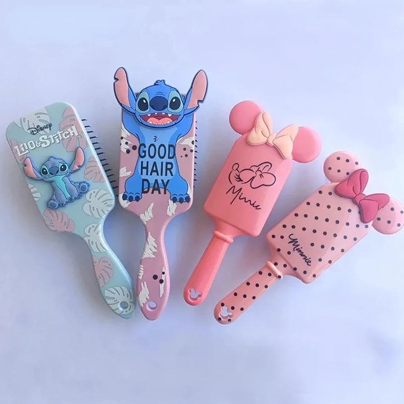 Pente Stitch para Crianças, Periférico, Almofada de Ar, Massagem Pente para Meninas, Série Animação Estudantil, Lilo e Stitch