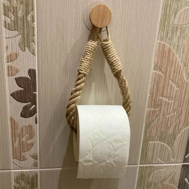 Suporte para Rolo de Papel Higiênico livre de pregos, Suporte de papel