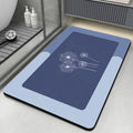 Tapete de Banheiro Super Absorvente - Antiderrapante, Secagem Rápida, Lavável, Ideal para Chuveiro, Banheira, Piso e Porta de Banheiro