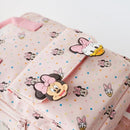 Nova mochila infantil da Disney dos desenhos animados, Minnie, mini bolsa escolar, bolsa de ombro fofa para meninos e meninas