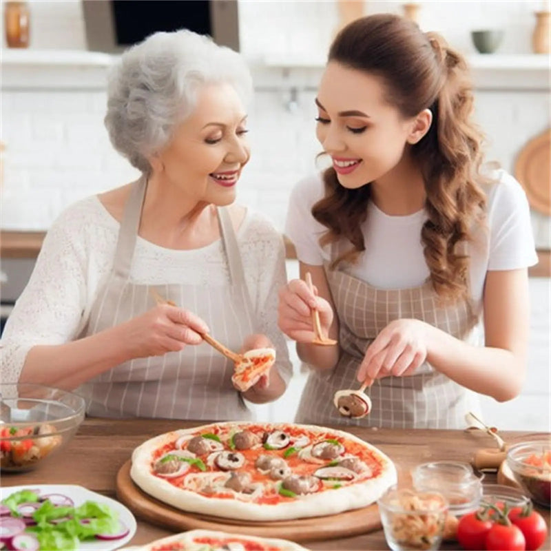 Pá deslizante para pegar pizza, alça de madeira dobrável, bandeja de transferência, espátula para pizza, ferramentas de cozimento, acessórios de cozinha, utensílios