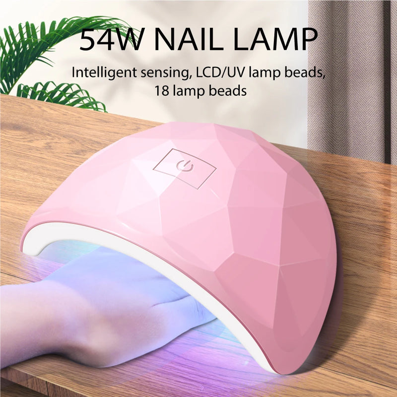 Lâmpada LED UV Multifuncional para Secagem de Unhas, Unhas Profissionais, Acessórios e Ferramentas