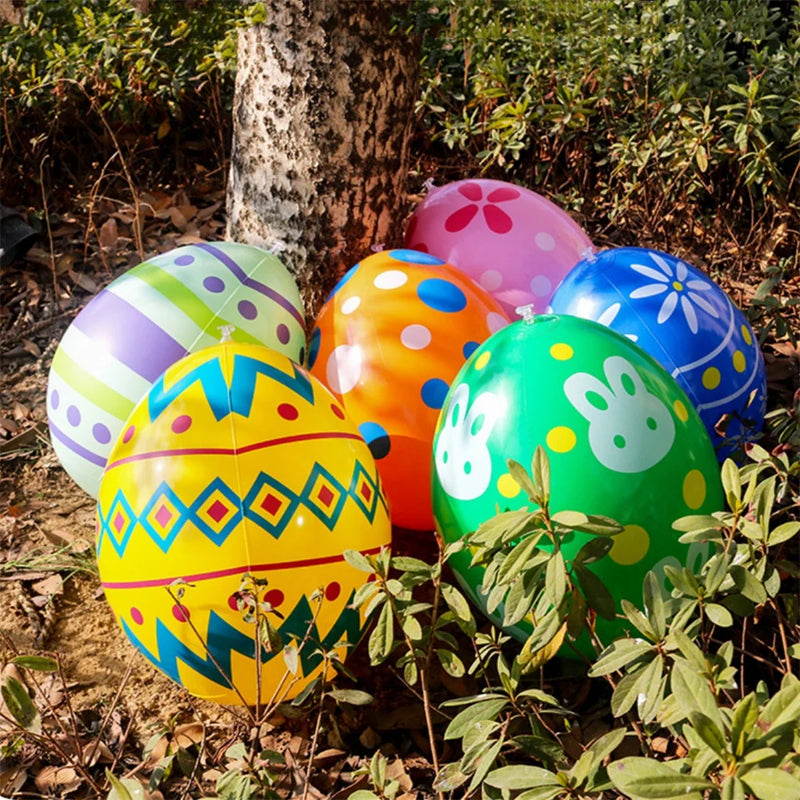 Ovo Gigante Inflável de Páscoa – Decoração de PVC, 35x27cm, Para Jardim, Quintal e Festas