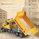 Escavadeira de Controle Remoto para Crianças, Caminhão De Mistura, Brinquedo Do Guindaste, Carro De Engenharia, Escavador, Caminhão Basculante, Presente, 2.4Ghz, 6 Canais, 1:24