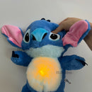 Pelúcia Musical Calmante para Bebês - Stitch Respiração Newborn com Sons Relaxantes para Sono Tranquilo | Companheiro de Dormir para Crianças e Recém-nascidos