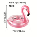 Flutuadores Infláveis de Flamingo para Adultos, Brinquedos de Praia de Verão, Anel de Natação para Crianças, Flutuadores de Piscina