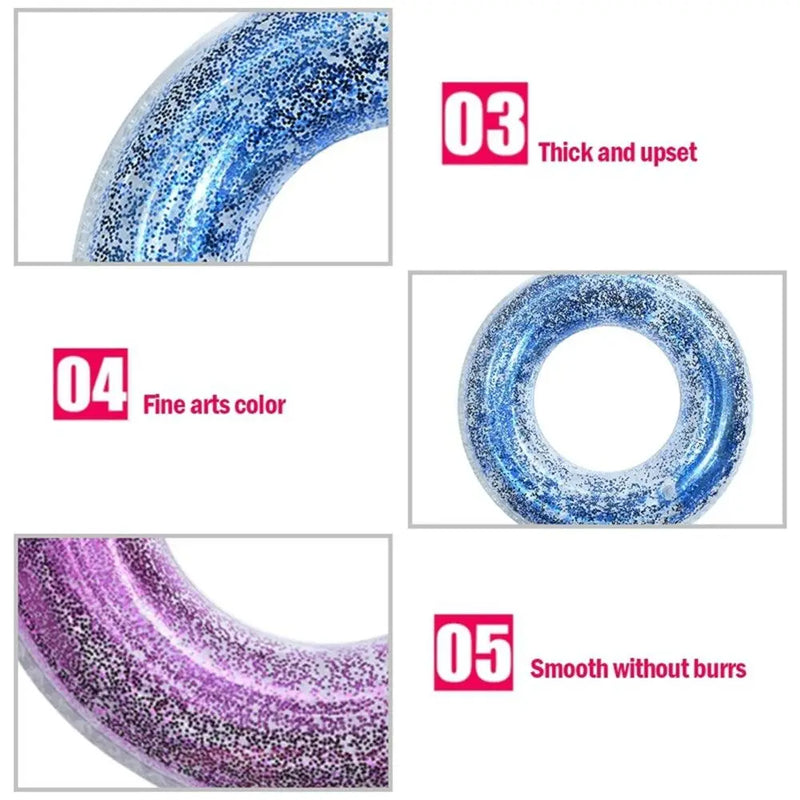 Boia Inflável Transparente para Piscina - Diversão e Segurança na Água