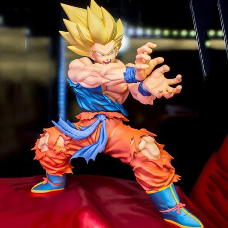 Dragon Ball Z Kamehameha Son Goku Figura Super Saiyan Kakarotto 16 CM Figuras de Ação PVC Modelo Bonecas Brinquedos para Crianças Presentes