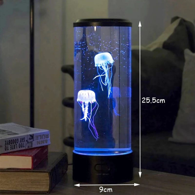 Lâmpada de água-viva que muda de cor, luz noturna de mesa alimentada por bateria USB, Presente das Crianças, Decoração de Quarto de Casa, Presentes de Aniversário, Meninos e Meninas