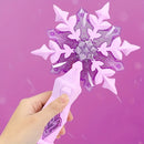 Varinhas mágicas de flocos de neve para crianças, Princess Snow Wand Toy, Cosplay, Fadas Meninas, Varinhas estendidas, Natal, Halloween, Brinquedos infantis