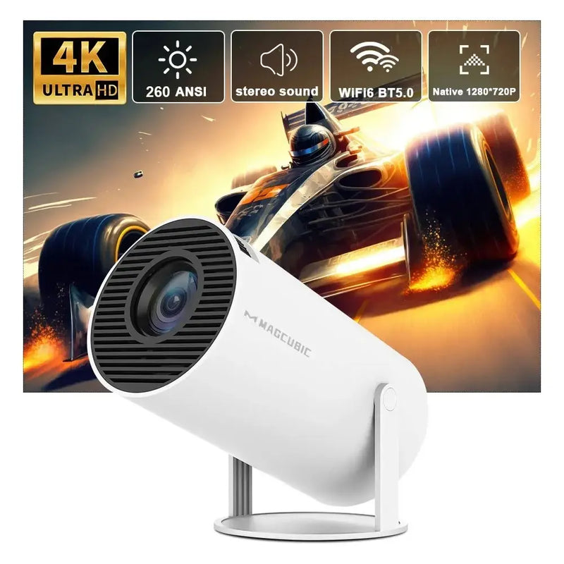 Magcubic-Projetor HY300 PRO 4K Android 11, WiFi duplo 6, 260ANSI, Allwinner H713, BT5.0, 1080P, 1280x720P, Cinema em casa ou ao ar livre