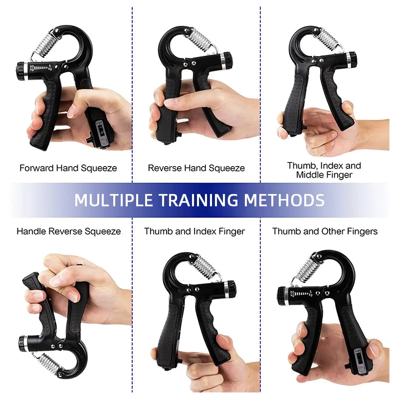 Fortalecedor de mão GRIP ajustável com antebraço de pulso e mão, treinador de musculação, 5-60kg