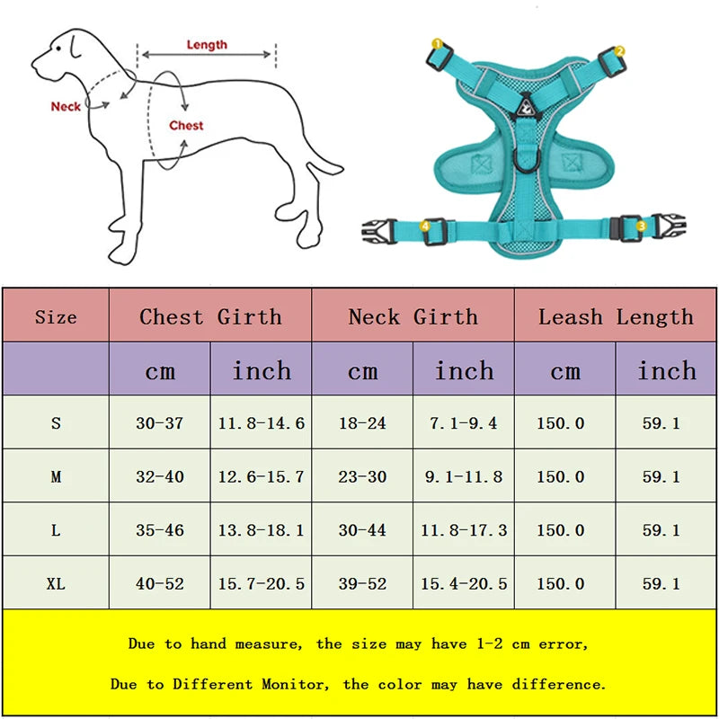 Conjunto de coleira ajustável para cães, cães pequenos / médios, gatos