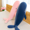 Baleia, travesseiro de pelúcia para crianças, brinquedo, meninos e meninas