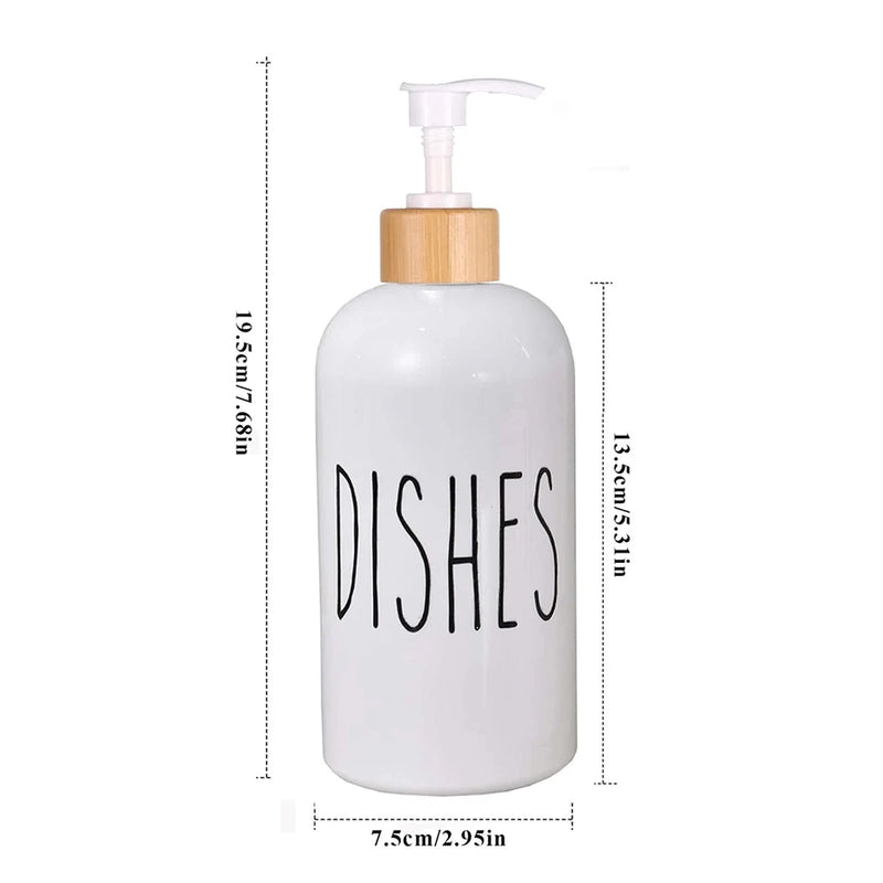 Saboneteira para Cozinha, Louça ou Mãos, Saboneteira para Banheiro, Recarregável, 500 ml / 16 oz