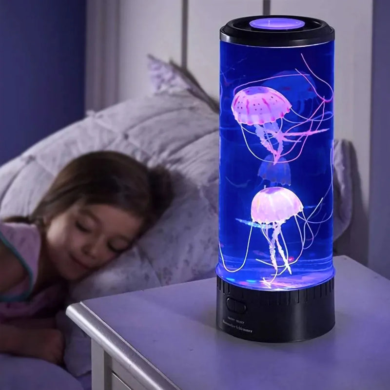 Lâmpada de água-viva que muda de cor, luz noturna de mesa alimentada por bateria USB, Presente das Crianças, Decoração de Quarto de Casa, Presentes de Aniversário, Meninos e Meninas