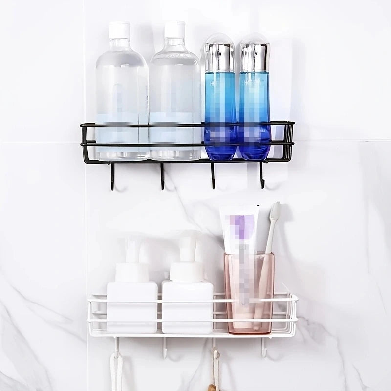 Prateleira multiuso, para banheiro, cozinha, quarto ou sala de estar, suporte para champô