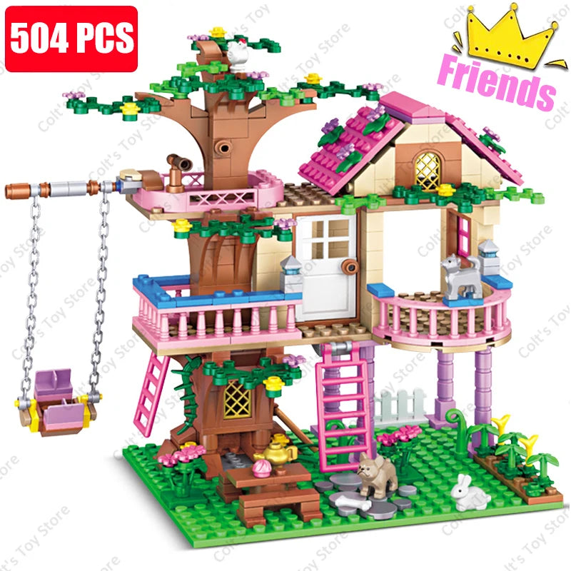 Blocos de Montar Divertidos para Meninas - Construa sua Vila e Castelo com Figuras Clássicas | O Presente Perfeito para Aniversário em 2024!