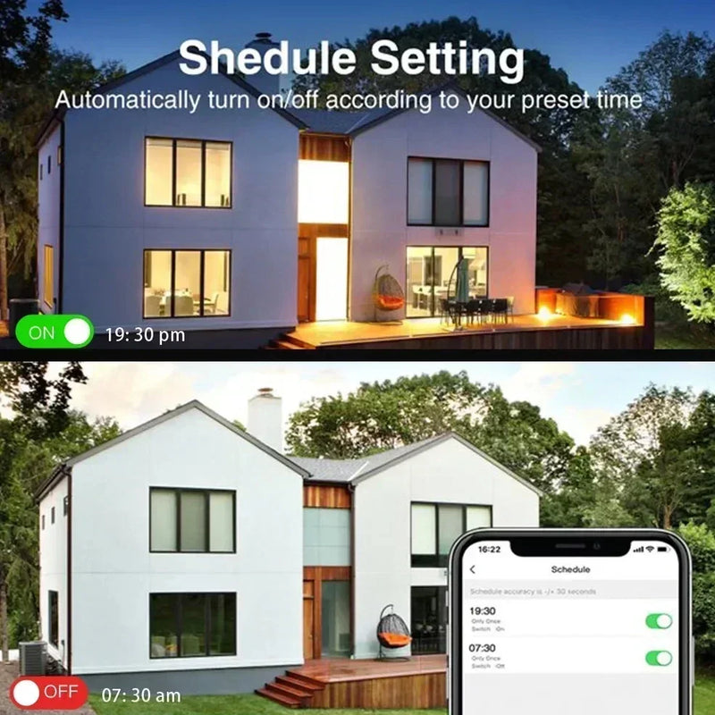 Lâmpada LED, Lâmpada E27, WiFi, Bluetooth, 2700-6500k, RGB, Aplicativo inteligente, Voz com Alexa, Google Home