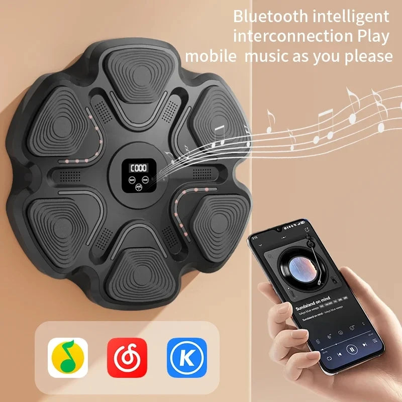 Máquina de Boxe Musical Inteligente para Treinamento – Adultos e Crianças