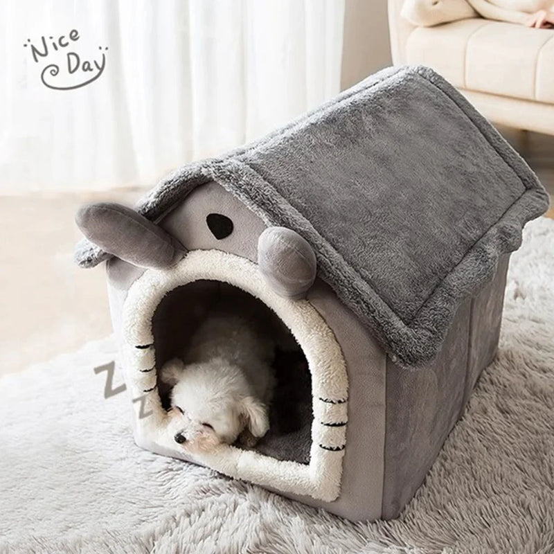 Casinha Cartoon para Cães e Gatos – Conforto e Aconchego