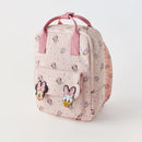 Nova mochila infantil da Disney dos desenhos animados, Minnie, mini bolsa escolar, bolsa de ombro fofa para meninos e meninas