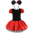 Vestido de balé para bebês, Minnie, infantil, roupa de festa infantil