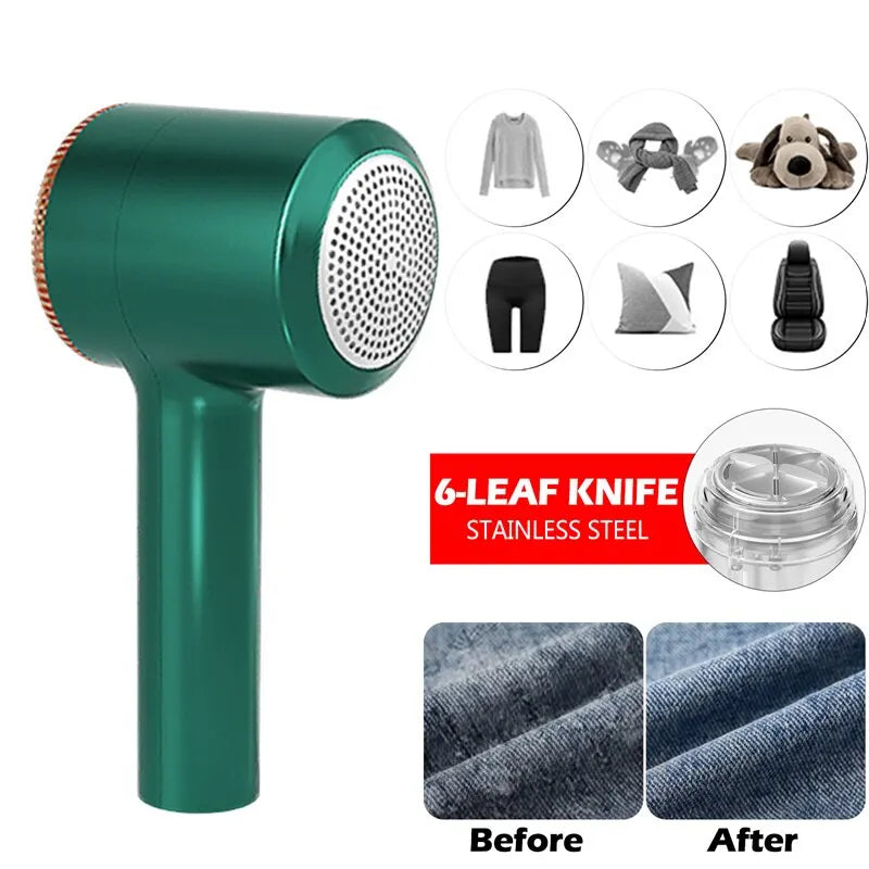 Removedor de fiapos recarregável elétrico para roupas, aparador de bolas de cabelo, dispositivo de remoção de pelos USB