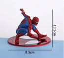 Homem-aranha figura vingadores modelo desktop chassi do carro ornamento decoração de escritório coleção estátua natal