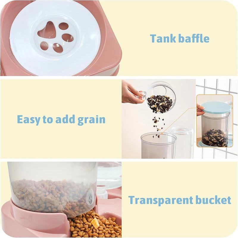 Comedouro e Bebedouro Automático para Gatos – Alimentação Prática e Contínua